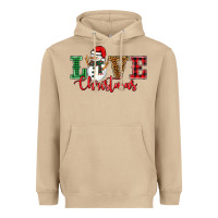 Mushroom love christmas snowman Heavyweight Hoodie - BarkalooDesign