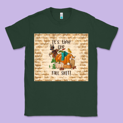 It's Time For Fall Shit Classic Tee Designed By Tumblerdesignbyshophia
