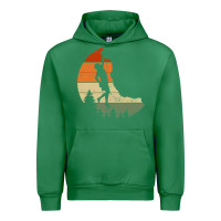 Emerald Retro Rock Climbing Vintage Climber Urban Hoodie - longCreatives