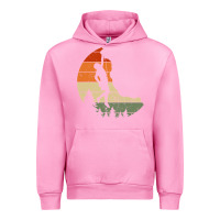 Fuchsia Pink Retro Rock Climbing Vintage Climber Urban Hoodie - longCreatives