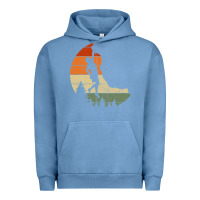Pigment Pebble Blue Retro Rock Climbing Vintage Climber Urban Hoodie - longCreatives