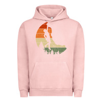 Pigment Salmon Retro Rock Climbing Vintage Climber Urban Hoodie - longCreatives
