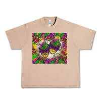 Burro Mardi Gras masks tumbler Urban Heavy Tee - HowdyJamesFarm