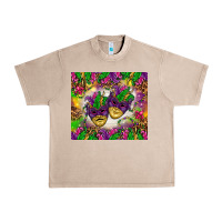 French Oak Mardi Gras masks tumbler Urban Heavy Tee - HowdyJamesFarm