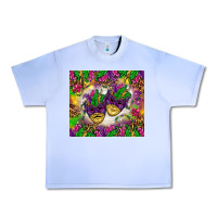 Grape Ice Mardi Gras masks tumbler Urban Heavy Tee - HowdyJamesFarm