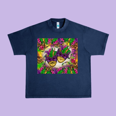 Mardi Gras Masks Tumbler Urban Heavy Tee Designed By Howdyjamesfarm