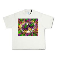 Pistachio Mardi Gras masks tumbler Urban Heavy Tee - HowdyJamesFarm