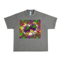 Tornado Mardi Gras masks tumbler Urban Heavy Tee - HowdyJamesFarm