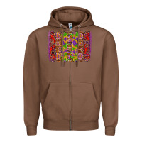 Chestnut mardi gras crawfish brushstrokes Zipper Hoodie - Artiststas
