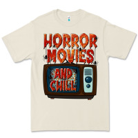 Bone Horror Movies and Chill Premium Tee - texasbilliewilder