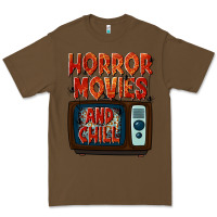 Cacao Horror Movies and Chill Premium Tee - texasbilliewilder