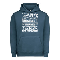 I Am A Lucky Wife I Have A Crazy Husband Valentine Gift Urban Hoodie | Teevron