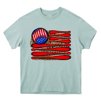 Arona leopard baseball flag5 Heavy Core Tee - JahusDesignShop