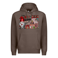 Coffee Iam Gnome For My Baking Premium Hoodie - CowhideDigitalArt