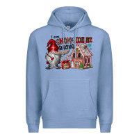 Colony Blue Iam Gnome For My Baking Premium Hoodie - CowhideDigitalArt