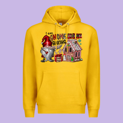 Iam Gnome For My Baking Premium Hoodie Designed By Cowhidedigitalart