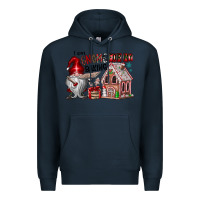 Navy Iam Gnome For My Baking Premium Hoodie - CowhideDigitalArt