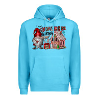 Ocean Blue Iam Gnome For My Baking Premium Hoodie - CowhideDigitalArt