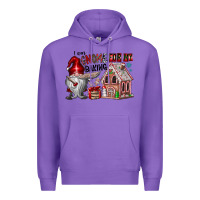 Purple Iam Gnome For My Baking Premium Hoodie - CowhideDigitalArt