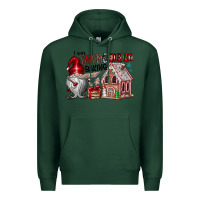 Sports Green Iam Gnome For My Baking Premium Hoodie - CowhideDigitalArt