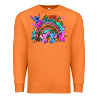 Carrot stitch and lilo rainbow Premium Sweatshirt - AdoDesignShop