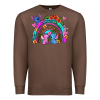 Chestnut stitch and lilo rainbow Premium Sweatshirt - AdoDesignShop