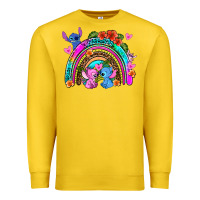 Lemon stitch and lilo rainbow Premium Sweatshirt - AdoDesignShop
