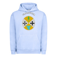 Pigment Grape Ice Calabria Coat of arms  Flag souvenir Italy Urban Hoodie - longCreatives