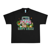 Black Happy Easter Day Urban Heavy Tee - CowGirlArtShop