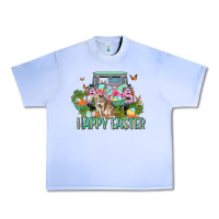 Grape Ice Happy Easter Day Urban Heavy Tee - CowGirlArtShop