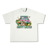 Pistachio Happy Easter Day Urban Heavy Tee - CowGirlArtShop