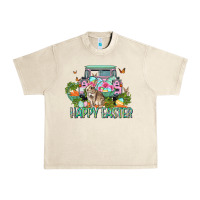 Sandshell Happy Easter Day Urban Heavy Tee - CowGirlArtShop