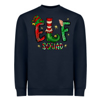 Navy Elf Squad Heavyweight Sweatshirt - CowhideDigitalArt