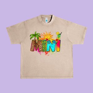 Summer Mini Urban Heavy Tee Designed By Ranaportraitstore