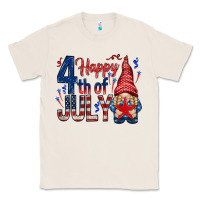 Natural Happy 4th Of July with gnome Classic Tee - HowdyJamesFarm