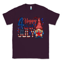 Plum Happy 4th Of July with gnome Classic Tee - HowdyJamesFarm