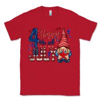 Red Happy 4th Of July with gnome Classic Tee - HowdyJamesFarm