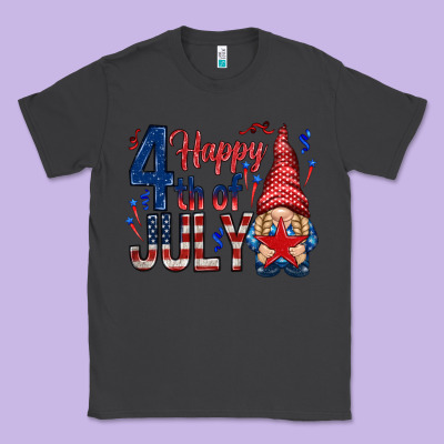 Happy 4th Of July With Gnome Classic Tee Designed By Howdyjamesfarm