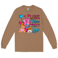 Toasted Coconut Love More Worry Less Valentines Day Cold Drink Long Sleeve Tee - FaDigitalArtStudio