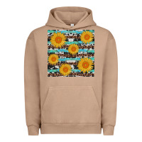 Pigment Burro sunflower western seamless revize Urban Hoodie - AdoDesignShop