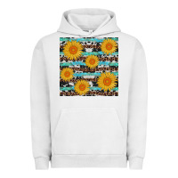 Pigment Lunar Rock sunflower western seamless revize Urban Hoodie - AdoDesignShop