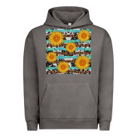 Pigment Tornado sunflower western seamless revize Urban Hoodie - AdoDesignShop