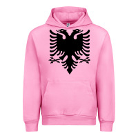 Albanian Flag Eagle Double Red Albania Shqipe Kosovo Urban Hoodie | Teevron