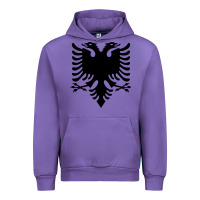 Tulip Albanian Flag Eagle Double Red Albania Shqipe Kosovo Urban Hoodie - longCreatives