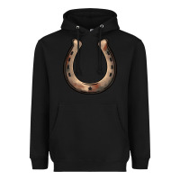 Black western horseshoe Heavyweight Hoodie - BarkalooDesign