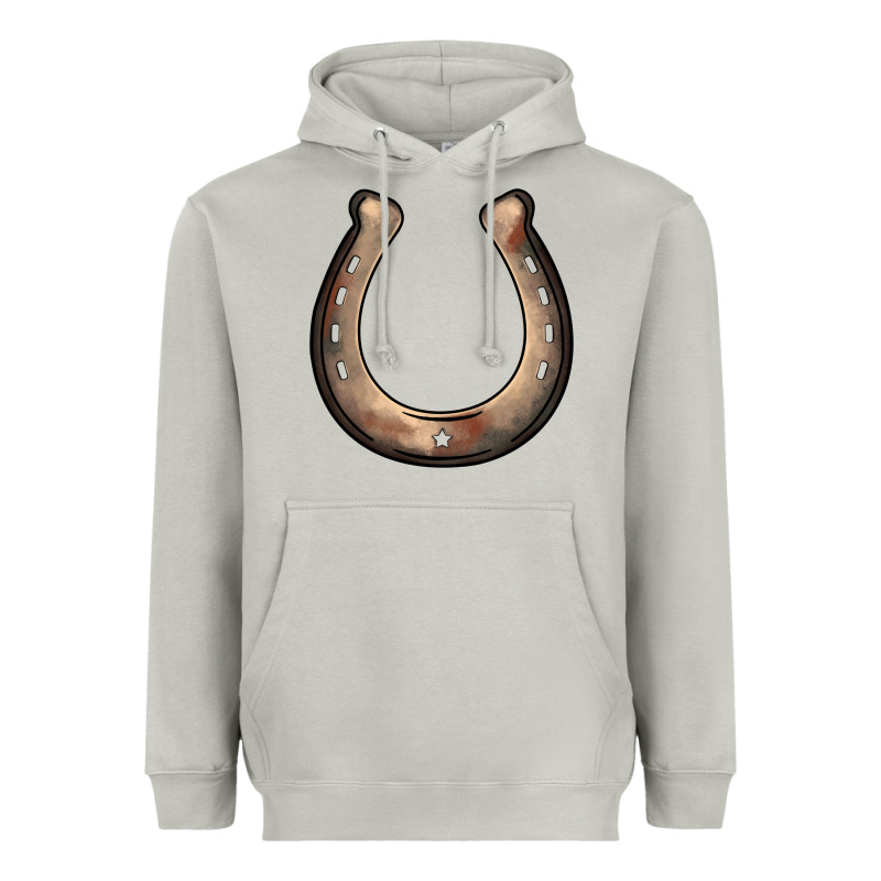 Western Horseshoe Heavyweight Hoodie by BarkalooDesign | Teevron