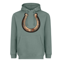 Sage western horseshoe Heavyweight Hoodie - BarkalooDesign