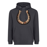 Smoke western horseshoe Heavyweight Hoodie - BarkalooDesign