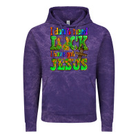 Cloud Purple St. Patrick's I dont need luck i have got Jesus Vintage Hoodie - OliviaCreatesArt