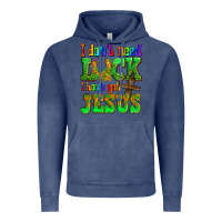 Vintage Denim St. Patrick's I dont need luck i have got Jesus Vintage Hoodie - OliviaCreatesArt